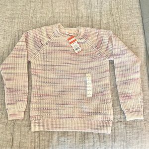Cat & Jack Striped Girls Sweater Size Large 10/12